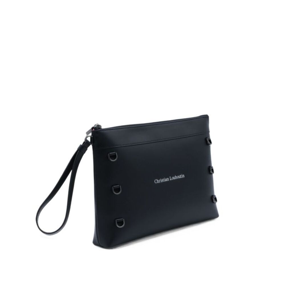Christian Louboutin Men Kosmica Leather Pouch